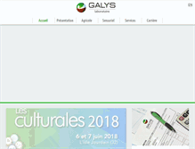 Tablet Screenshot of galys-laboratoire.fr